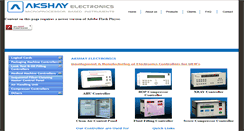 Desktop Screenshot of akshayelectronics.com